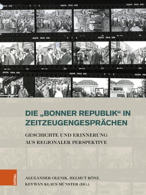 cover image of Die »Bonner Republik« in Zeitzeugengesprächen